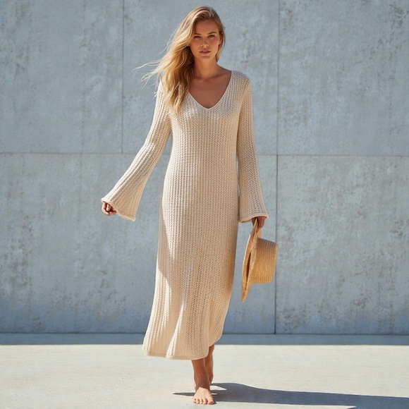 SWNY Dresses & Skirts - SWNY 100% Cotton Knit Dress